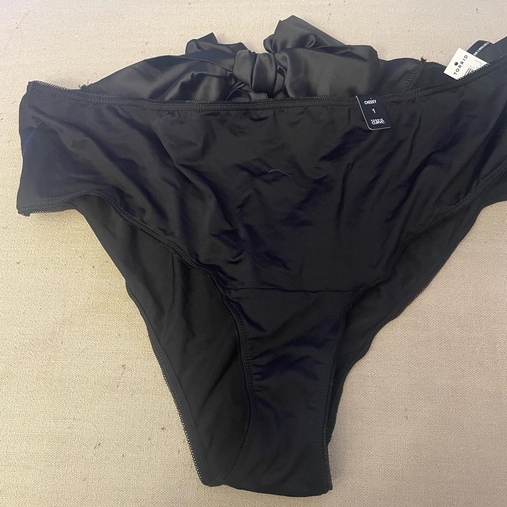 Torrid Curve Black Satin Panties